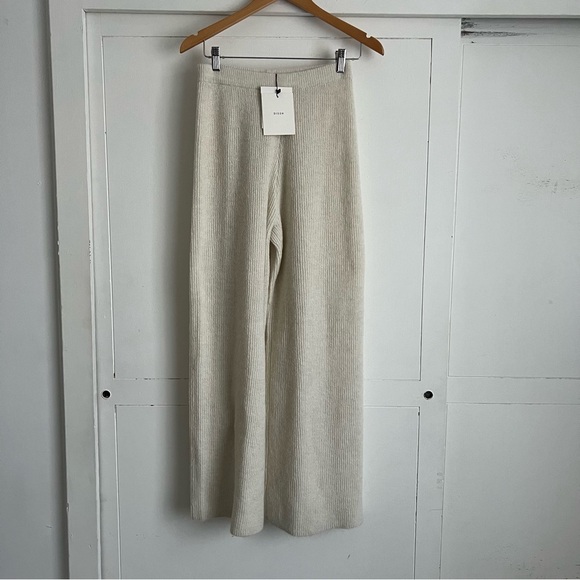 DISSH Zelie Marle Knit Pants - Cream,All Products : American Fashion Style Bags On Sale